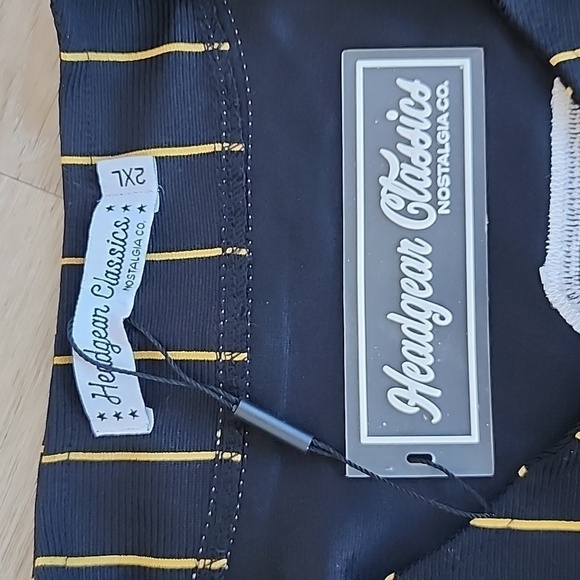 Pittsburgh Crawfords Headgear Classics Black Negro League Baseball Jersey Sz 2x - Picture 4 of 7